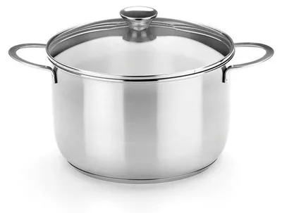 Produktbild von BRA Ancora | Topf mit Deckel 20 cm, Edelstahl 18/10, ohne Antihaftbeschichtung, vollinduktionsgeeignet für alle Küchen inklusive Induktion