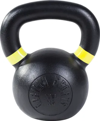 Produktbild von GORILLA SPORTS® Kettlebell - 16kg Gewichte, Gusseisen, Schwarz mit Farbmarkierungen - Kugelhantel, Kugelgewicht, Schwunghantel, Krafttraining Gewichten