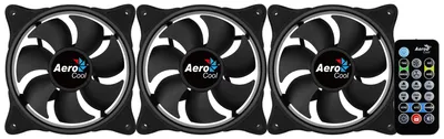 Produktbild von Aerocool Eclipse 12 Pro, Ventilator, 12 cm, 1200 RPM, Schwarz