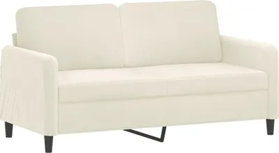 Produktbild von vidaXL 2-Sitzer-Sofa Creme 140 cm Samt