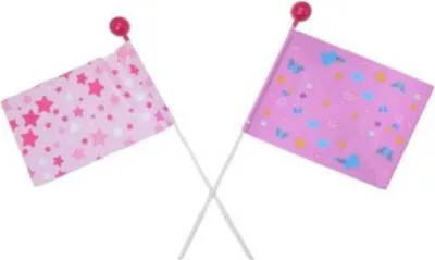 Produktbild von Filmer 40157 Fahrrad Fahne Beauty - 113cm - Flower oder Star