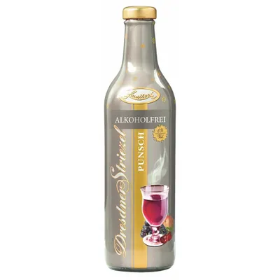 Produktbild von Dresdner Striezel Glühwein - Punsch (alkoholfrei) 6x 0,75l