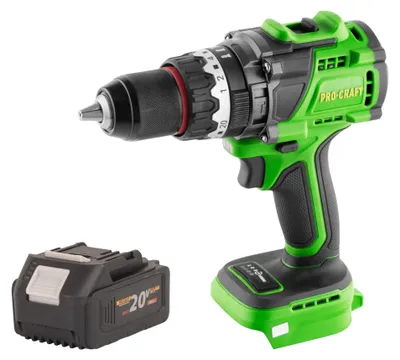 Produktbild von Procraft PA18ProBL-BB Akku Schlagbohrschrauber 20 V 180 Nm Brushless + 1x Akku 4,0 Ah - ohne Ladegerät