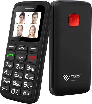 Produktbild von Simvalley Mobile XL-915 V2 Senioren- & Notruf-Handy mit Ladestation