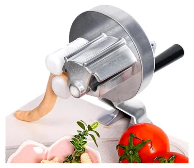 Produktbild von Manuelle Cavatelli-Maschine mit Handkurbel, Edelstahl-Nudelmaschine für die Zubereitung von Penne