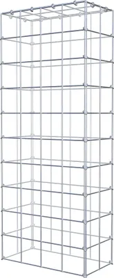 Immagine prodotto di Gondola aggiuntiva tipo 3 100 cm x 20 cm x 40 cm (L x H x P), maglia 10 cm x 10 cm, anello a C