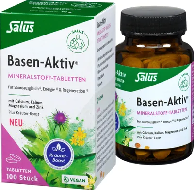 Produktbild von Salus Basen-Aktiv Mineralstoff-Tabletten 100 St