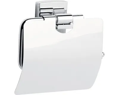 Zdjęcie produktu dla tesa klaam WC-Papierrollenhalter inkl. Kleber mit Deckel