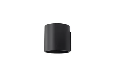 Immagine prodotto di SOLLUX LIGHTING Orbis downlight wall light Design moderno Con Forma cilindrica | In alluminio Con 1 lampadina G9 sostituibile | Nero, 10 x 12 x 10 cm