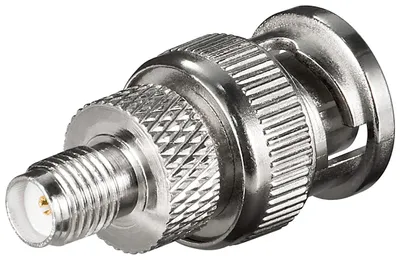 Produktbild von Goobay SMA-Buchse > BNC-Stecker, mit vergoldeten Kontakten für RG 174/U Kabel
