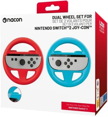 Zdjęcie produktu dla NACON NA028249, Kierownica, Nintendo Switch 2, Czerwony, 164 mm, 159 mm, 76 mm
