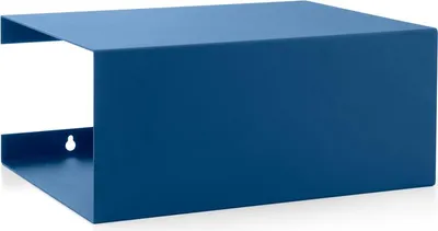 Zdjęcie produktu dla ReCollector BoxShelf, Półka do stojaka, Do montażu na ścianie, Stal, Niebieski, Sypialnia, 2 pół.