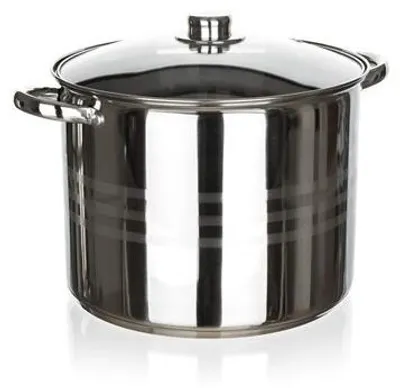 Produktbild von Banquet Living 48722016 30CM 16,2L Kochtopf inkl. Deckel, Edelstahl, 30 cm Durchmesser, Induktionsherd-geeignet