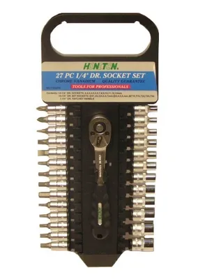 Zdjęcie produktu dla Honiton zestaw kluczy 27 elementów 1/4" 1127