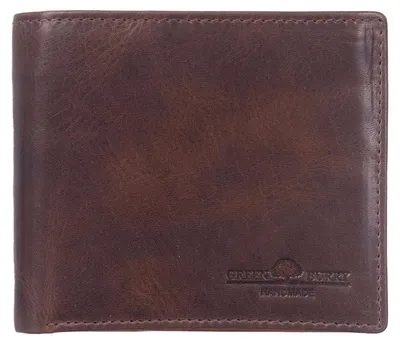 Zdjęcie produktu dla GREENBURRY Skórzany portfel Newport Wallet w kolorze ciemnobrązowym