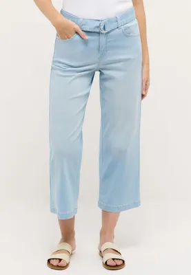 Produktbild von Angels Jeans Linn City Culotte-Schnitt 7/8-Länge Bleached Blue Used