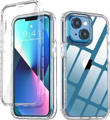Produktbild von iPhone 13 Mini Full Cover Silikon 5,4" TPU 360° Transparent Schutzhülle