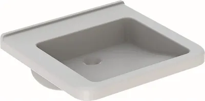 Produktbild von Geberit Geberit Waschtisch RENOVA COMFORT SQUARE 550x525mm unterfahrbar we KT