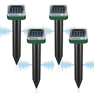 Produktbild von Ultraschall Mäusevertreiber - 4 Stück IP65 Wasserdicht für Außen