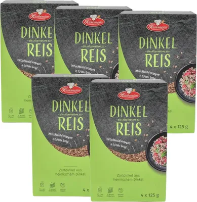 Produktbild von BIELMEIER Dinkelreis 5x500 Gramm Küchenmeister