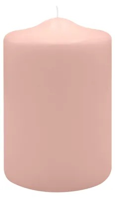 Produktbild von Spitzkopf Stumpen Kerzen Taupe Rosa 15 x Ø 10 cm, 6 Stück