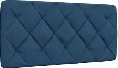 Imagen del producto de Almohada para la parte superior de la cama, color azul, 100 cm, de tela