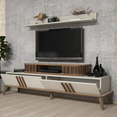 Produktbild von Skye Decor, Eylül - Cream, TV-Schränke, Creme, 168 x 51,6 x 39 cm