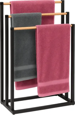 Produktbild von relaxdays Handtuchständer mit 3 Stangen