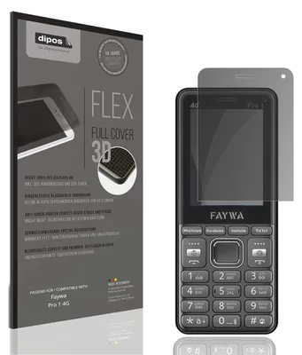 Produktbild von Full Cover Privacy Blickschutzfolie für Faywa Pro 1 4G Folie Anti-Shock