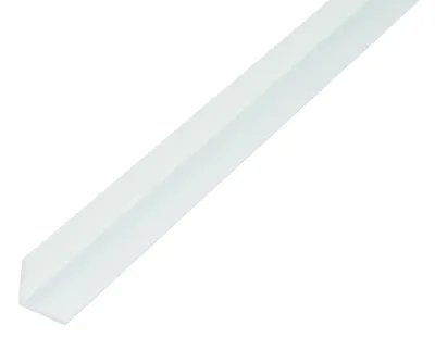 Image de Alberts 485054 Cornière, plastique, blanc, 1000 x 30 x 30 mm