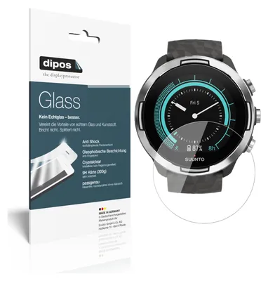 Obrázek produktu pro 2x ochranná fólie pro Suunto 9 - Anti-Shock 9H fólie dipos Glass plastové sklo
