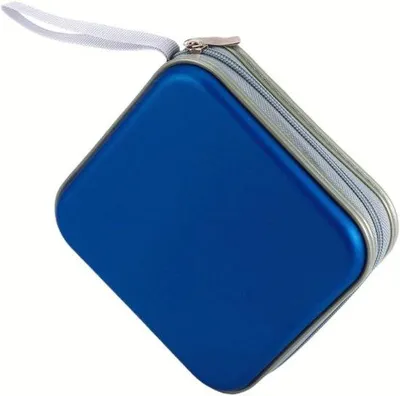 Immagine prodotto di Supporto per cassetti DVD - 32 cassetti - 14,48 x 14,48 x 5,33 cm - Blu