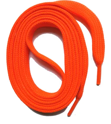 Produktbild von SNORS Schnürsenkel flach - NEONROT - 6mm - 110cm