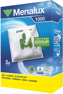 Immagine prodotto di Menalux 1000 5x sacchi aspirapolvere Alfatec A4315 500E AEG Vampyr Ergo Nimis