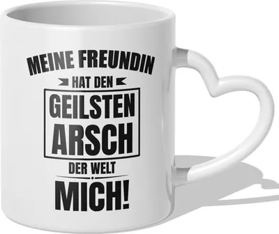Produktbild von 22Feels Freund Geschenk Jahrestag Tasse für Ihn Valentinstag Männer 1 Jahr Weihnachten Geburtstag Kaffeetasse Haferl (Herzhenkel Weiss)