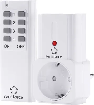 Produktbild von Renkforce Steckdosen-Set 2teilig Innenbereich 2000 W