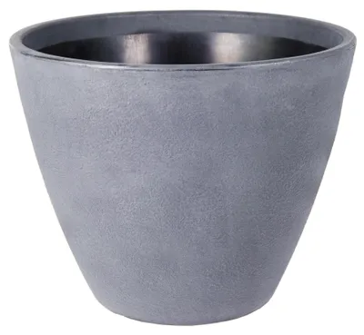 Produktbild von Mega Collections Pflanzentopf/Blumentopf - Kunststoff - grau - D40 cm