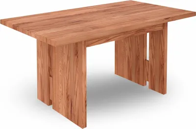 Produktbild von Esstisch Zigo aus Kernbuche massiv 100x140x77 cm mit Holzfußgestell