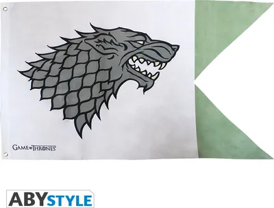 Zdjęcie produktu dla GAME OF THRONES - Sztandar z flagą Stark (70x120cm)