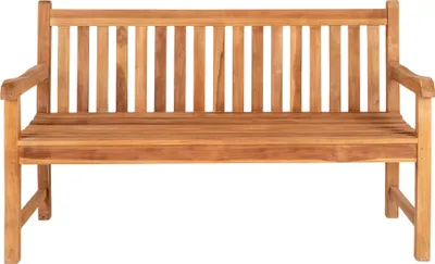 Produktbild von Sitzbank >Cabo< in Braun, Teak - 150x92x62cm (BxHxT)