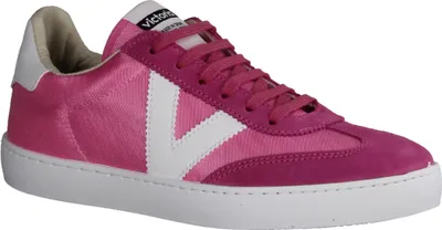 Zdjęcie produktu dla Victoria Berlin 126193 Fuchsia Trampki Damskie Skórzane NOWOŚĆ - Buty damskie top trendy, wielokolorowe, skóra bydlęca, tekstylne