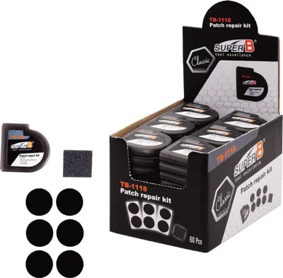 Produktbild von SUPER B Flickzeug - SET OF PATCHES TB-1118 - Schwarz