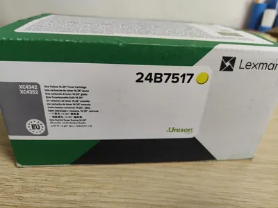 Image de Lexmark 24B7517 Toner Cartridge 1 pc Original Yellow