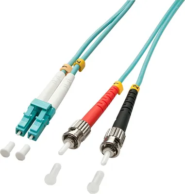 Image de LINDY LWL-Duplexkabel LC/ST OM3 15m  50/125æm Multimode