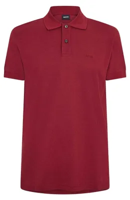 Productafbeelding van Boss - "Firenze" poloshirt voor heren, katoen, model GT18707 (maat S) (donkerrood)