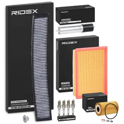 Produktbild von RIDEX Inspektionspaket Filterset für BMW 3 Limousine (E46) 3 Touring (E46) 3 Coupe (E46)