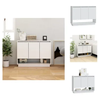 Immagine prodotto di vidaXL Credenza bianca 97x31x75 cm in legno - Credenze