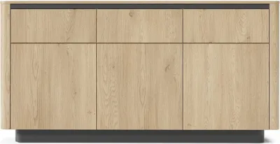 Produktbild von Breite, kombinierte Kommode FOLEY – Eiche Cremona / Schwarz