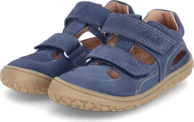 Produktbild von Lurchi Sandalen NANDO BAREFOOT Kinder Rauleder Blau Größe: 28
