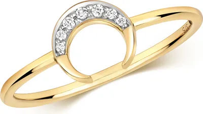 Produktbild von Funkelndes Feuer 9 Karat (375) Gold Diamant Damenring Brillant-Schliff GH - SI3-I1, 55 (17.5); TRS34757RSO